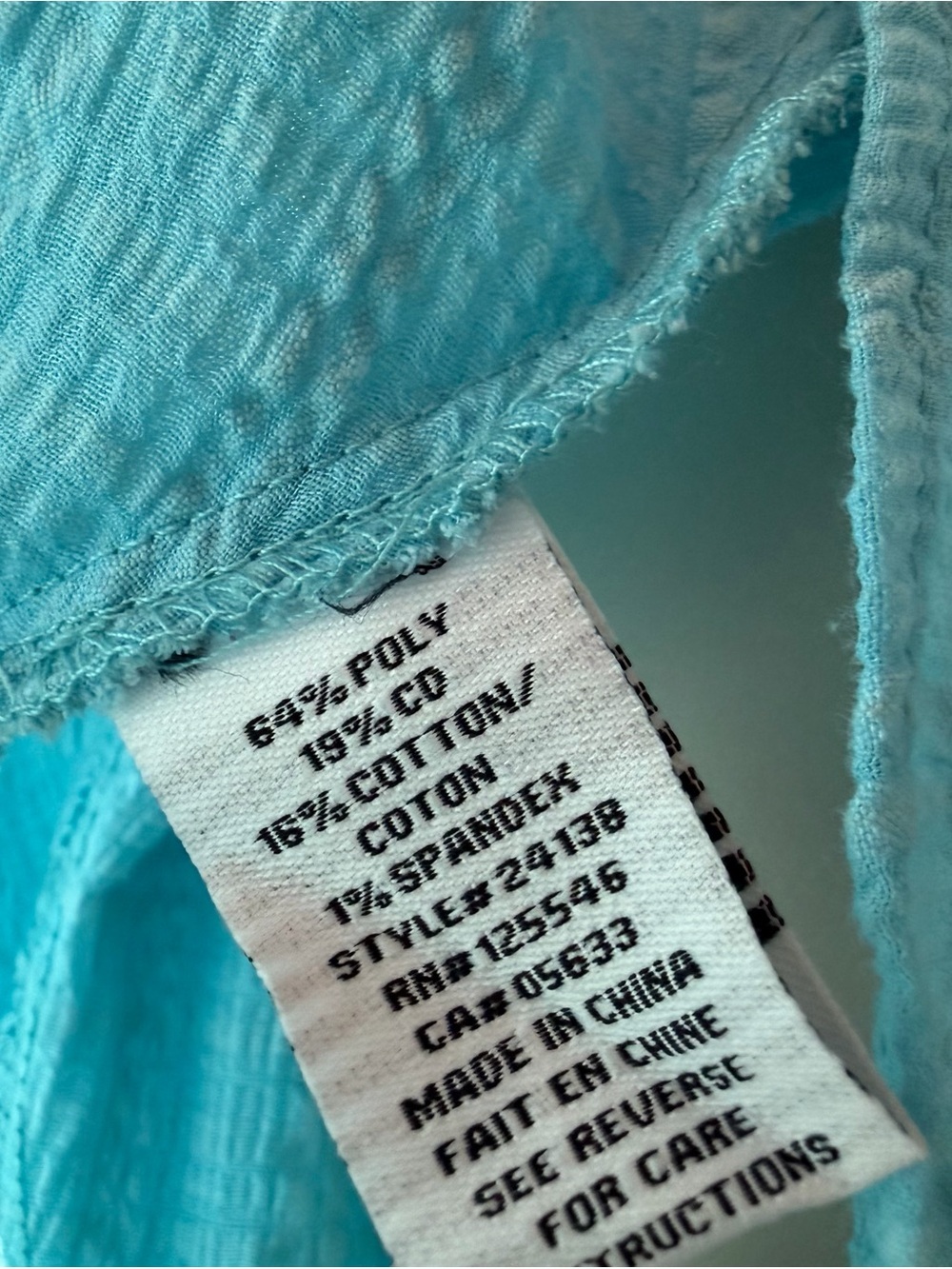 Habitat Crinkle Tunic Top - Picture 7 of 7